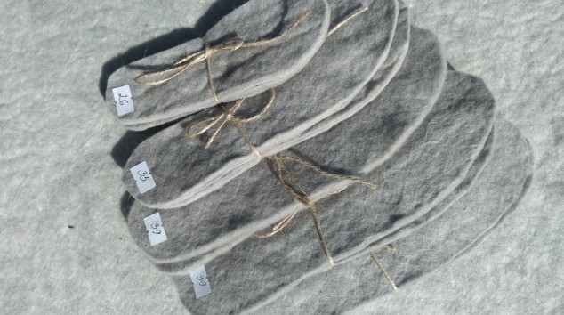 Trušu vilnas filca zolītes