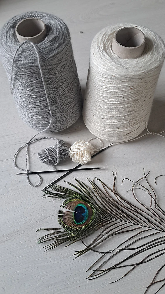 Angoras/merino vilnas dzija