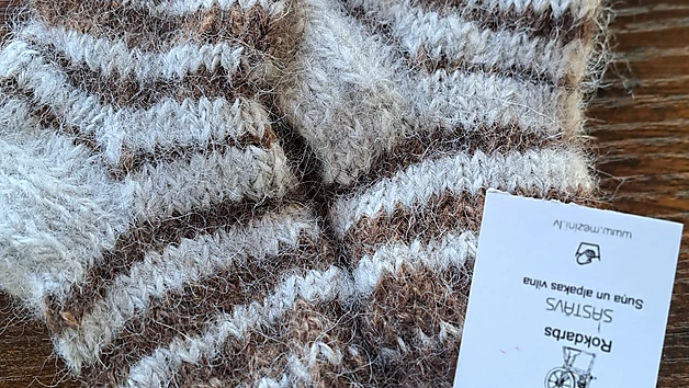 Suņu vilnas zeķītes mazulim