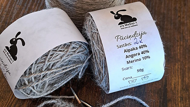 Angoras/Alpakas/Merino vilnas dzija