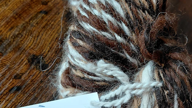 Ratiņvērpta dzija,110g, alpaka/angora